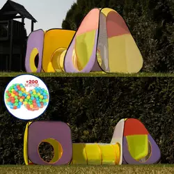 Детская игровая палатка IGLO Malatec туннель 200шт мячей