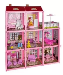 Кукольный домик - Вилла Kruzzel D11410 с куклами