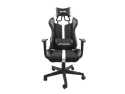 Геймерское кресло Fury Avenger XL Черное с белыми вставками