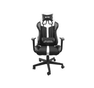 Геймерское кресло Fury Avenger XL Черное с белыми вставками